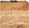 vidaXL - Nachtkastje - met - 3 - lades - 40x35x63 - cm - massief - ruw - mangohout