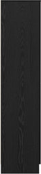 vidaXL - Hoge - Kast - in - Zwart - Eiken - 35x39x168 - cm - Gelaagd - Hout