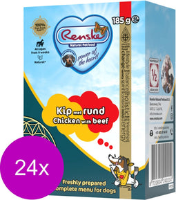 24x Renske Vers Puppy Kip met Rund 185 gr