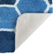 Dutch House Bidetmat Rennes - Bidetmat 60x60cm - Blauw - Antislip - Badmatten - Anti Slip Douchemat - Badkamer Mat - Snel Absorberend - Snel Drogende Badmat - Bidetmat - WC mat - Toiletmat voor hangend toilet