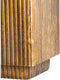 Gatura zuil 35x35x80 cm - hout donkerbruin/glas bruin