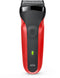 Braun Series 3 300s - Oplaadbaar Elektrisch Scheerapparaat - Waterbestendig - Rood