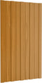 vidaXL - Dakpanelen - 12 - st - 80x45 - cm - gegalvaniseerd - staal - lichthoutkleurig
