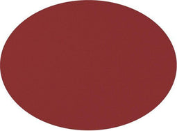 Placemats kunstleder - ovaal - hittebestendig tot 70 graden - rood (set van 3)