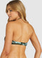 Baku Honduras - Bandeau bikinitop - Voorgevormde cups met gripper elastic - Olijf