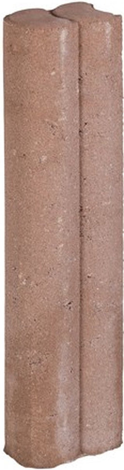 25 stuks! Duo palissaden bruin 6x8.3x40 cm