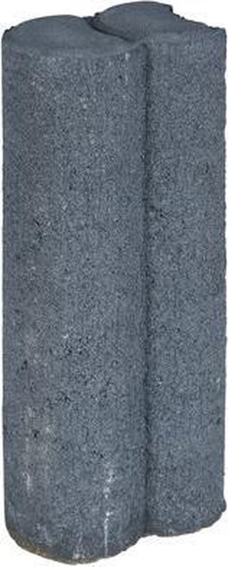 25 stuks! Duo palissaden zwart 6x8.3h25 cm Gardenlux