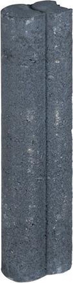 25 stuks! Duo palissaden zwart 6x8.3x40 cm