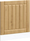 vidaXL - Vaatwaspaneel - Lucca - bewerkt - hout - artisanaal - eikenkleur