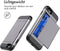 iMoshion Hoesje Geschikt voor iPhone 7 / 8 / SE (2020) / SE (2022) Hoesje - Ruimte voor 2 pasjes - iMoshion Backcover met pasjeshouder - Grijs
