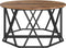 vidaXL - Salontafel - - - Vintage - Stijl, - 80x80x42 - cm, - Gemaakt - uit - Engineered - Wood
