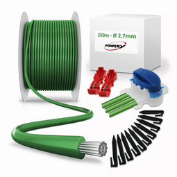 250m boundary cable (2.7mm) + 500 hooks + 10x cable connectors + 4x connection terminals for robotic