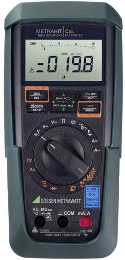 Gossen Metrawatt METRAHIT COIL Multimeter Kalibratie (DAkkS) Digitaal Spatdicht (IP54) CAT III 1000 V, CAT IV 600 V Wee