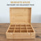 Nimma Theedoos - 12 vaks - Magneetsluiting - Bamboe