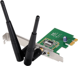 Edimax EW-7612 PIn V2 - WLAN PCI Express Adapter - 300Mbps Wi-Fi 4 (802.11n) - 2,4GHz