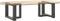 vidaXL - Salontafelpoten - 2 - st - T-vormig - 50x25x(30-31) - cm - staal - antraciet