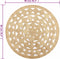 vidaXL - Vloerkleed - handgemaakt - 240 - cm - gevlochten - jute