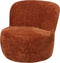 Fauteuil Marc - Roest - Stof Koper - Comfortabele Fauteuil