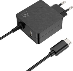 Ewent EW3979 - Oplader - 45W USB-A en USB-C - Zwart