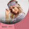 SMUG 3D Slaapmasker - 100% Verduisterend - Ergonomisch Oogmasker - Cherry Blossom Print