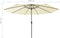 vidaXL - Parasol - met - LED-verlichting - 400 - cm - zwart