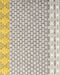 AKKAYA - Laagpolig vloerkleed - Grijs/Geel - 140 x 200 cm - Wol