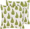 TRACHELIUM - Sierkussen set van 2 - Groen - 45 x 45 cm - Polyester
