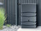 Prosperplast Aqua Tower - Regenton 350 liter - HDPE kunststof - Antraciet
