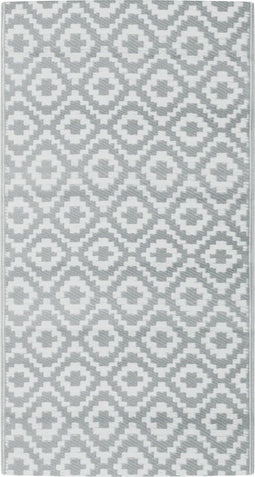 vidaXL - Buitenkleed - ARAKIL - 80x150 - cm - PP - grijs