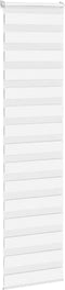vidaXL - Zebra - rolgordijn - 55x230 - cm - stofbreedte - 50,9 - cm - polyester - wit