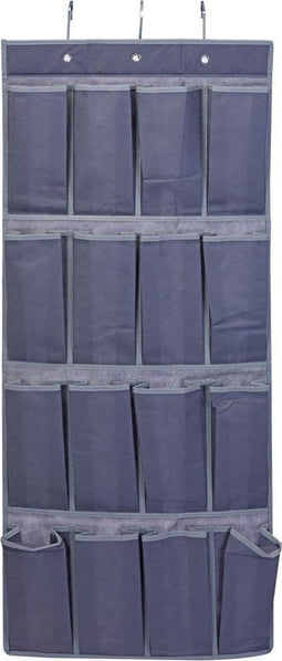 Storage Solutions Deur/Kast Organizer - Hangend - 16 Vakken - Antraciet Grijs - 45 x 110 cm