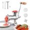 Stainless Steel Manual Meat Grinder, Food, Manual Crutch Grinder, 2 Grinding Plates, 5 mm, 8 mm, Sau