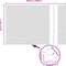 vidaXL - Hexagonhek - Groen - 0.5x50 - m - Staal
