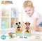 Educatief Spel Mickey & Minnie Hout Magnetisch Kleding 54 Onderdelen