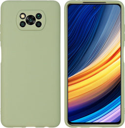 iMoshion Hoesje Geschikt voor Xiaomi Poco X3 Pro / Poco X3 Hoesje Siliconen - iMoshion Color Backcover - groen