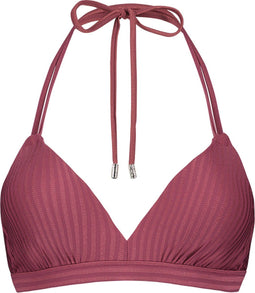 Beachlife Dark Rose - Halter bikinitop - Voorgevormde cups en beugel - Maat 80D