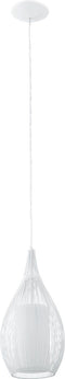EGLO Razoni - Hanglamp - 1 Lichts - Ø190mm - Wit