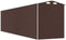 vidaXL - Tuinschuur - 192x772x223 - cm - gegalvaniseerd - staal - donkerbruin