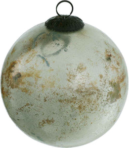 PTMD Mert Kerstbal - H14 x Ø14 cm - Glas - Goud/melange