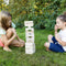 SES Creative Tuimeltoren XXL - 51 delige set grote houten blokken - voor buiten spelen (51 stuks)