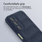 imoshion Hoesje - Geschikt voor Samsung Galaxy A15 (5G) / A15 (4G) - EasyGrip Backcover - Donkerblauw