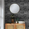 vidaXL - Vliesbehang - 3D - steen-look - 10x0,53 - m - zwart