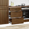 vidaXL - Keuken - onderkast - Lucca - bewerkt - hout - bruin - eikenkleur