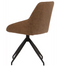 Dutchbone Laurel - Draaibare eetkamerstoel - 360° draaibaar - Cognac - 60 x 51 x 85