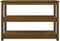 vidaXL - Wandtafel - 110x40x74 - cm - massief - grenenhout - honingbruin