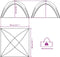 vidaXL - Partytent - waterdicht - blauw