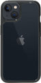 Mobiparts Rugged Clear Case - Shockproof TPU - Kristalhelder - Zwart (iPhone 13)