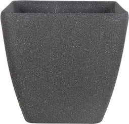 ZELI - Plantenbak - Donkergrijs - 34 cm - Polyresin