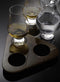 Proeverijset Dienblad met Waterkaraf en 2 Whiskyglazen - Glencairn Crystal Scotland