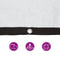 vidaXL - Doorzichtig - zeildoek - met - zeilringen - 1x8 - m - polyethyleen